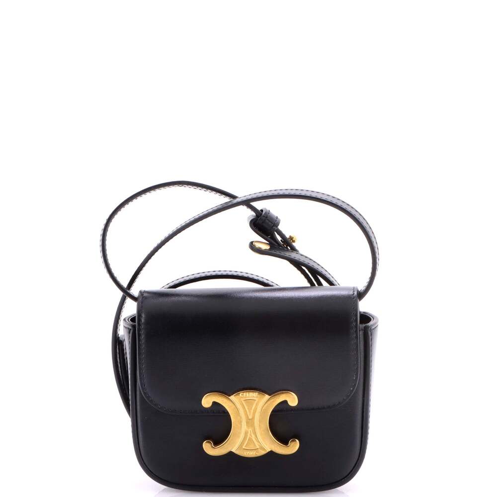 Celine Triomphe Shoulder Bag Smooth #258255C12B